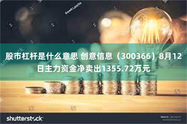 股市杠杆是什么意思 创意信息（300366）8月12日主力资金净卖出1355.72万元